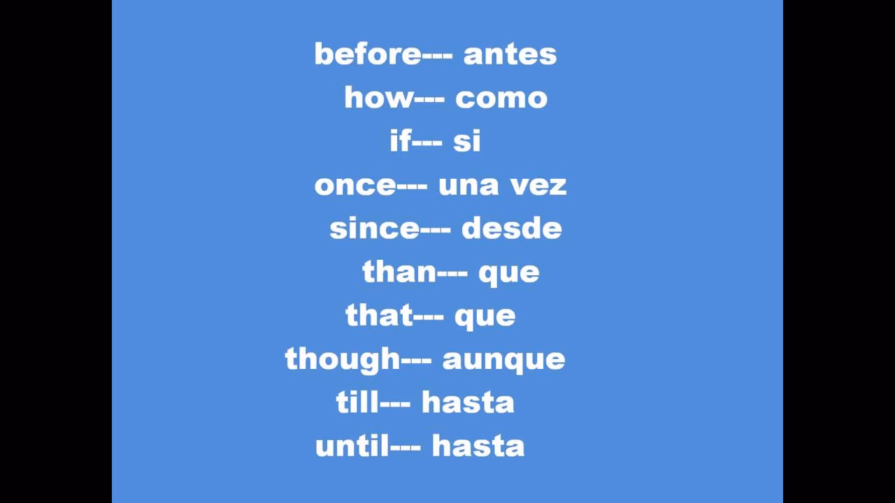 ¿Cuántas conjunciones en total hay en inglés?