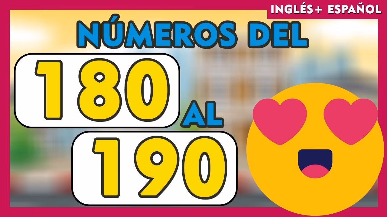 ¿Cómo se dice 180?