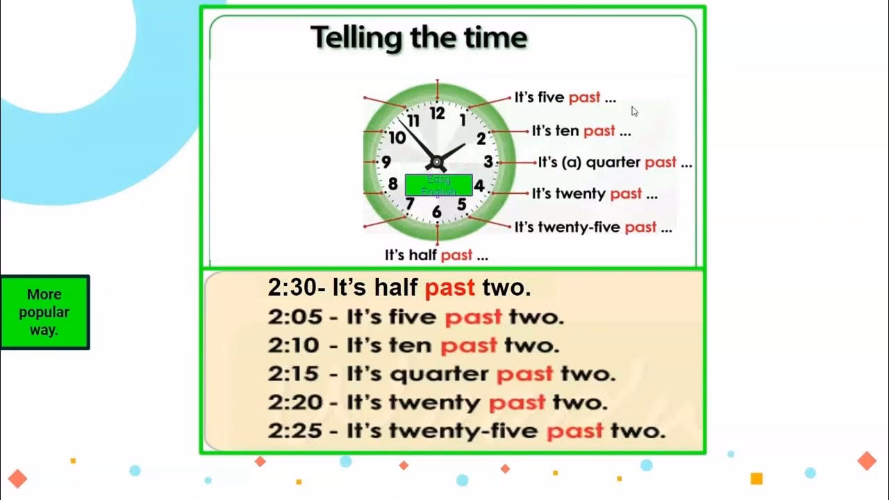 ¿Cómo se escribe dos y media en inglés?
