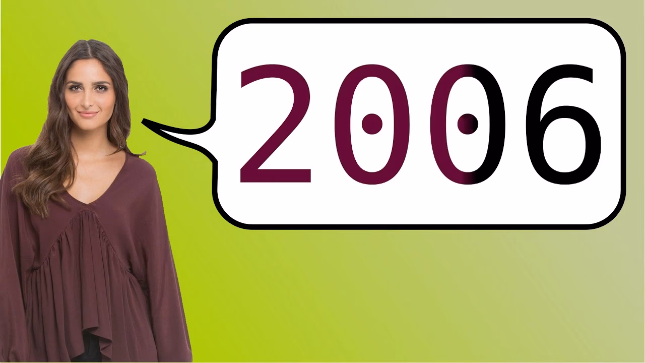 ¿Cómo escribir 2006 en inglés?