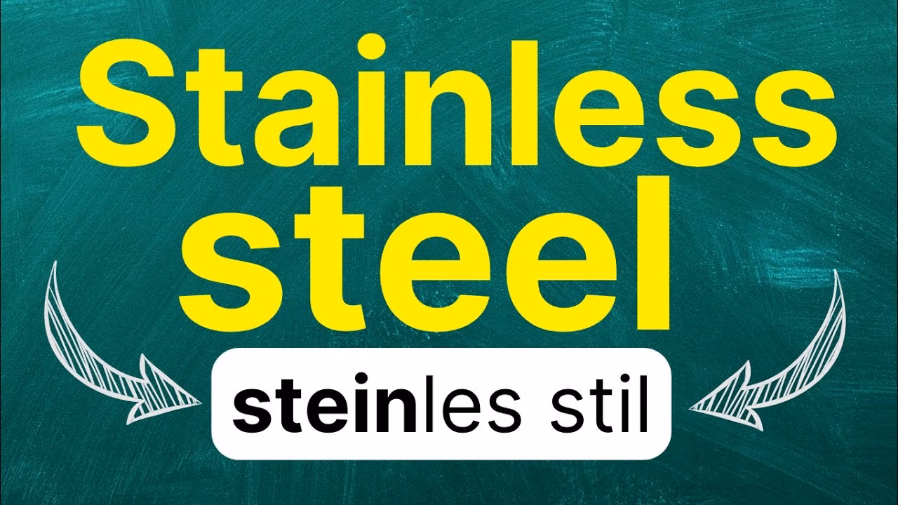 ¿Cómo se llama el acero en inglés?