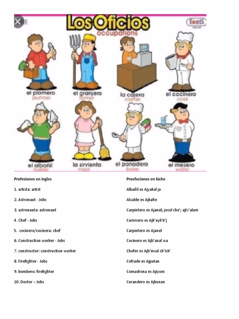 ¿Qué es un albañil en inglés?