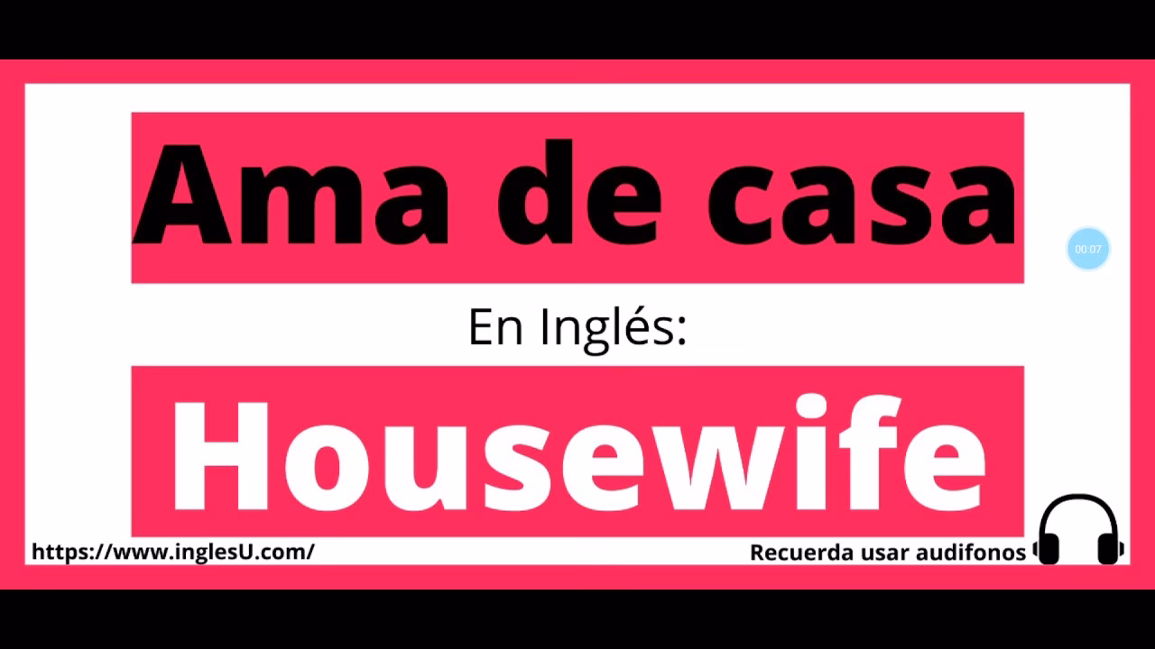 ¿Cómo se les dice a las ama de casa en Estados Unidos?