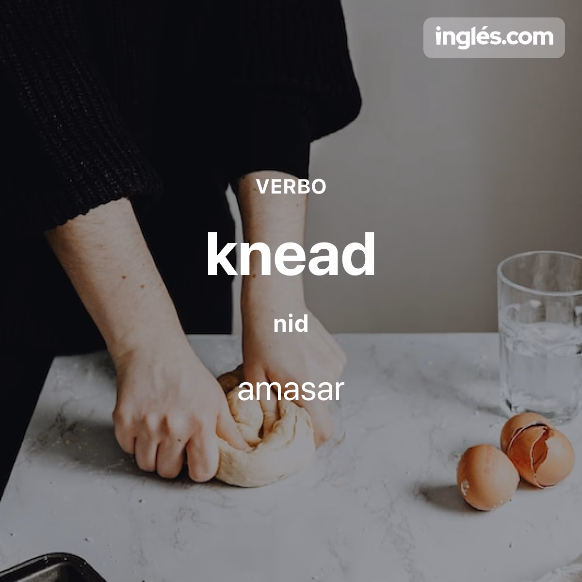 ¿Cómo se escribe amasar la masa?