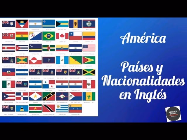 ¿Cómo se le dice América en inglés?