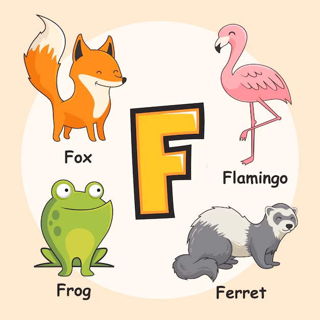 ¿Qué animales empiecen con F?