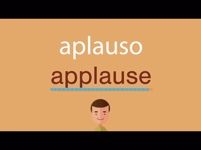 ¿Cómo pedir aplausos en inglés?