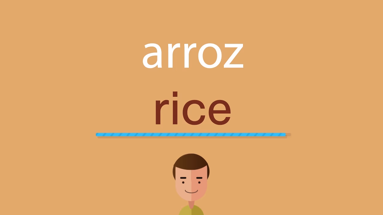 ¿Cómo se dice arroz en inglés?