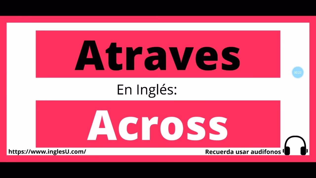 ¿Qué traduce through?