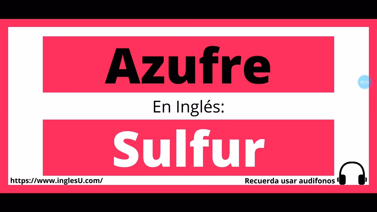 ¿Para qué se utiliza el azufre en barra?