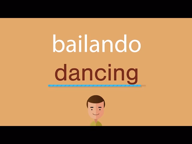 ¿Cómo se dice la palabra bailar en inglés?