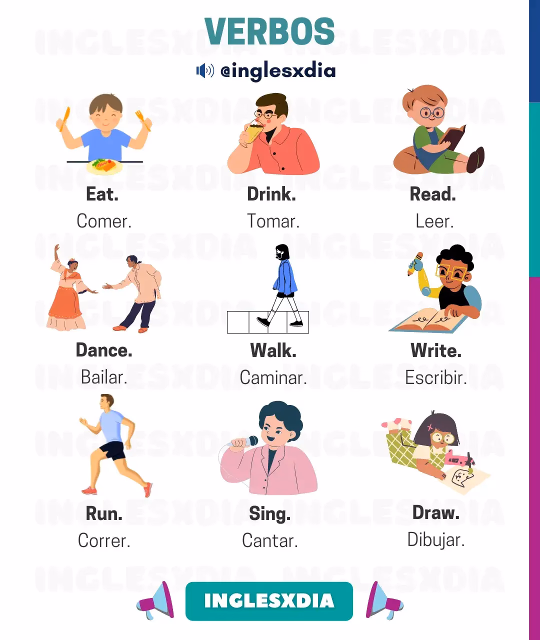 ¿Cómo se dice la palabra bailar en inglés?