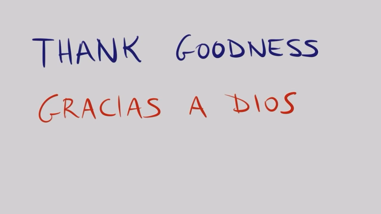 ¿Cómo se dice "muy bien gracias a Dios"?