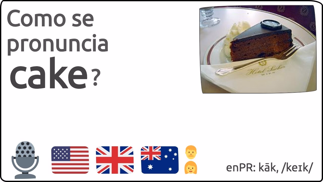 ¿Qué significa en inglés la palabra cake?