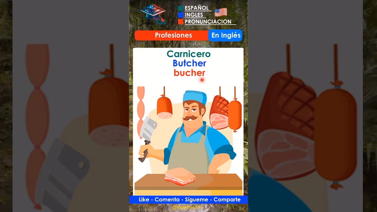 ¿Cómo se le dice al carnicero?