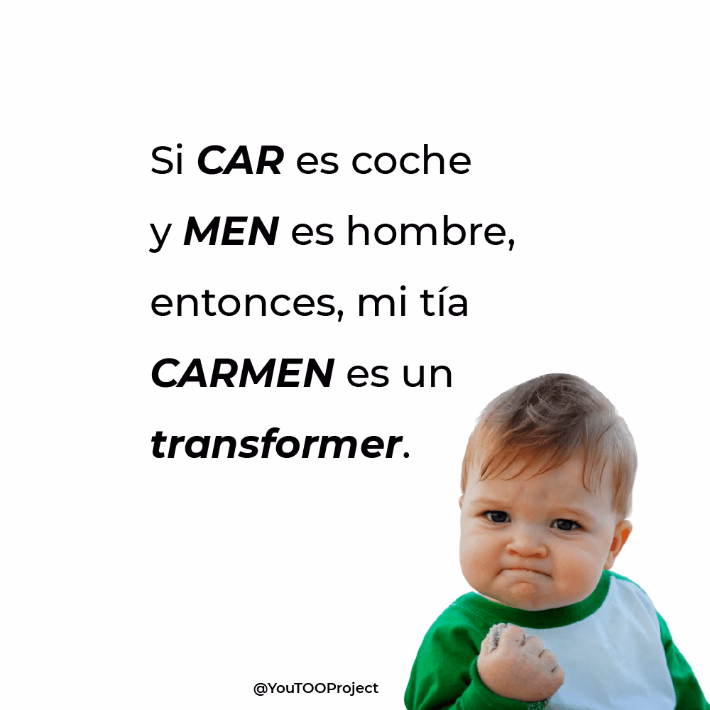 ¿Cómo se dice pañuelo en inglés chiste?