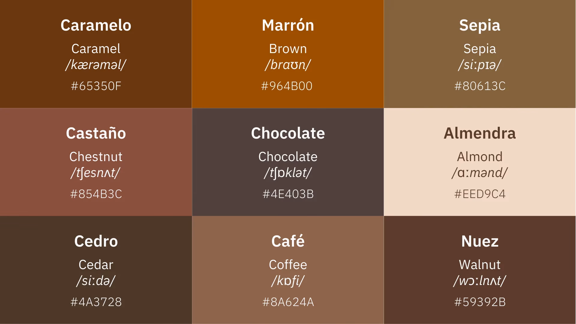 ¿Qué tono de color es el marrón?