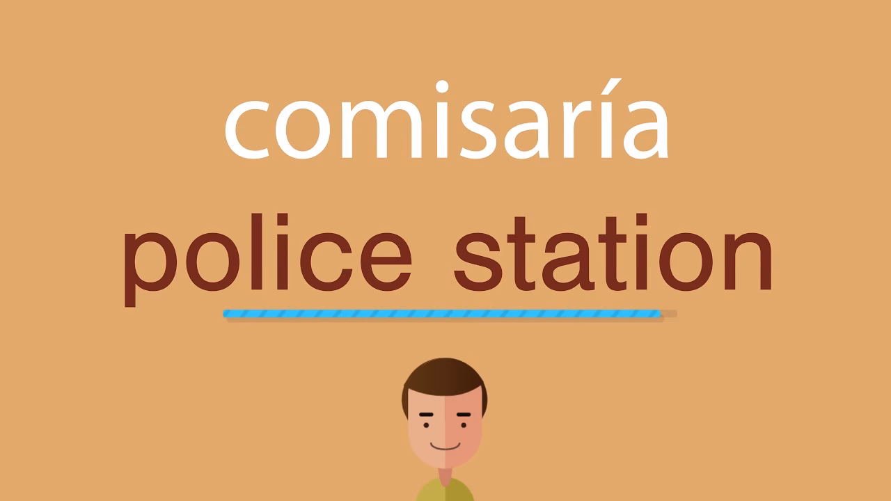 ¿Cómo se escribe en inglés comisaría?