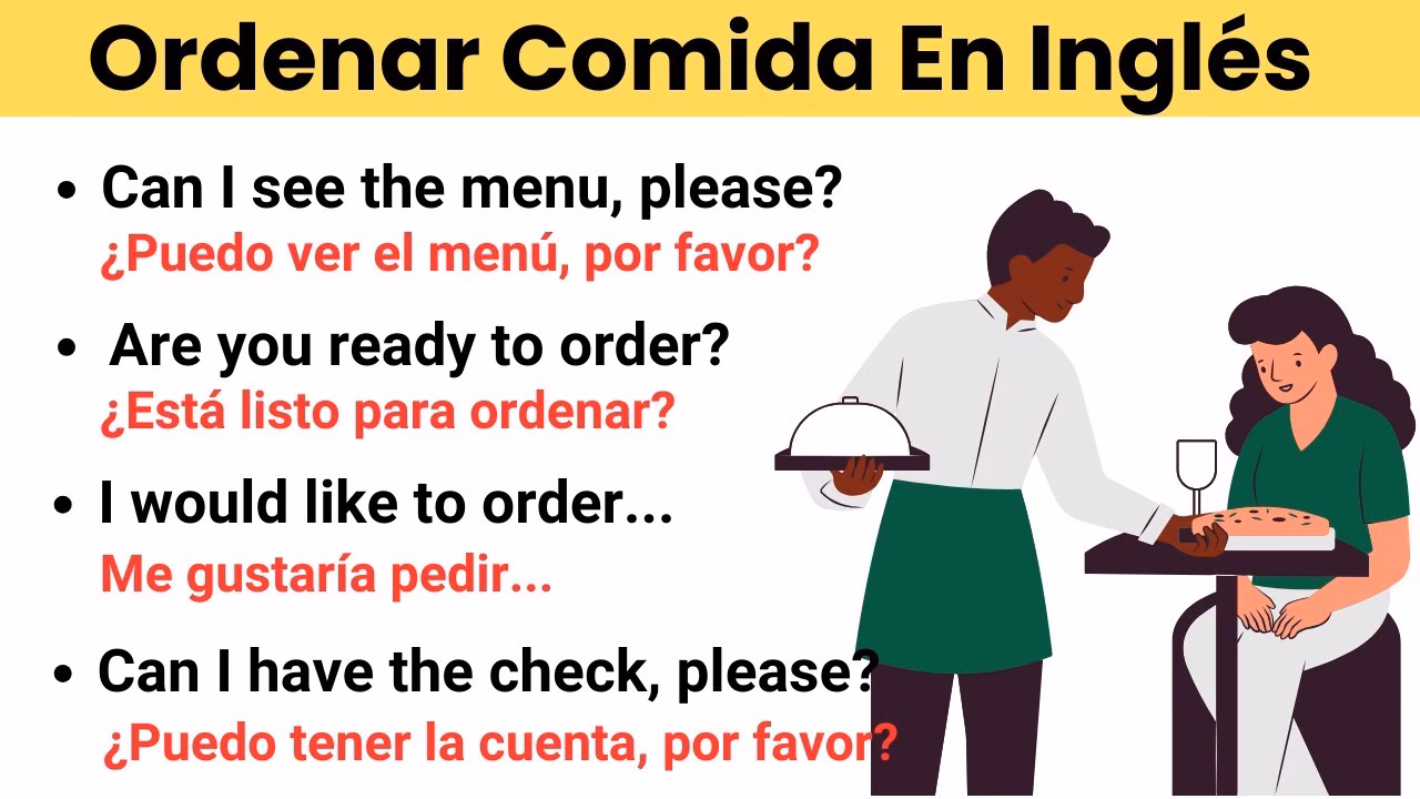 ¿Cómo pedir la orden en un restaurante?