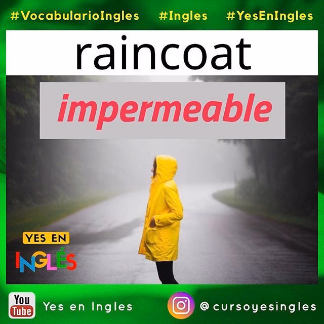 ¿Cómo se le dice al impermeable?