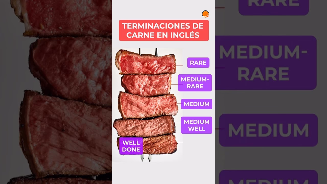 ¿Cómo se llama la carne término medio?