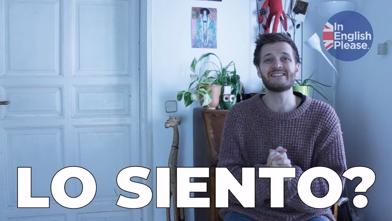 ¿Cómo se dice lo siento?