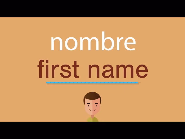¿Cómo se escribe el nombre de una persona en inglés?