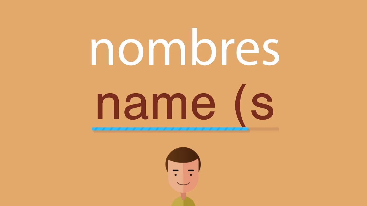 ¿Cómo se escriben los nombres en inglés?