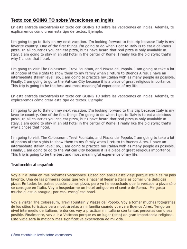 ¿Cuáles son algunos verbos de viaje en inglés?