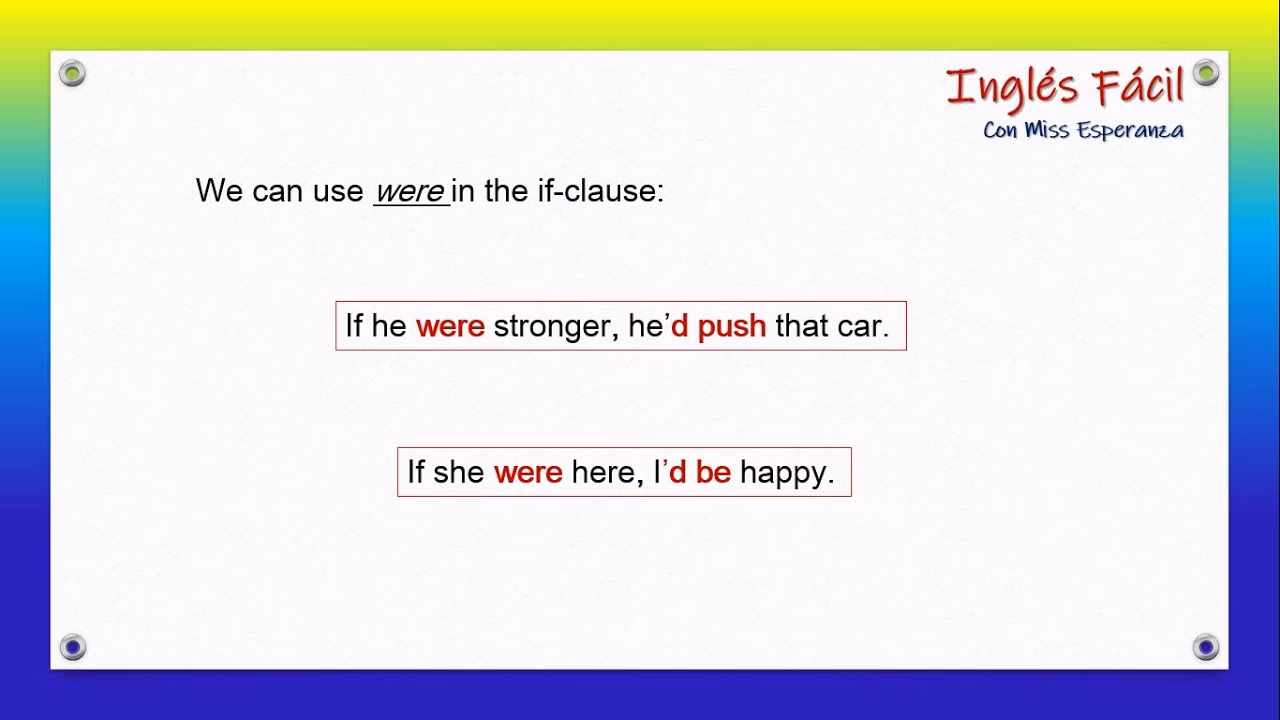 ¿Qué es el condicional 2 y ejemplos?