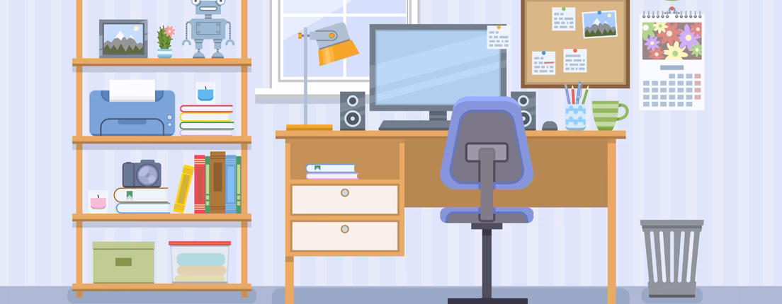 ¿Cómo se escribe cuarto de estudio?