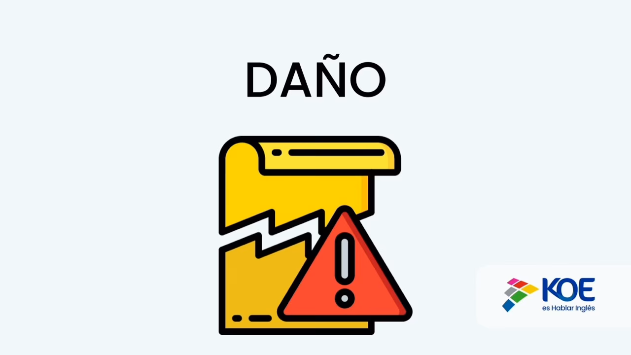¿Cómo se escribe daño?