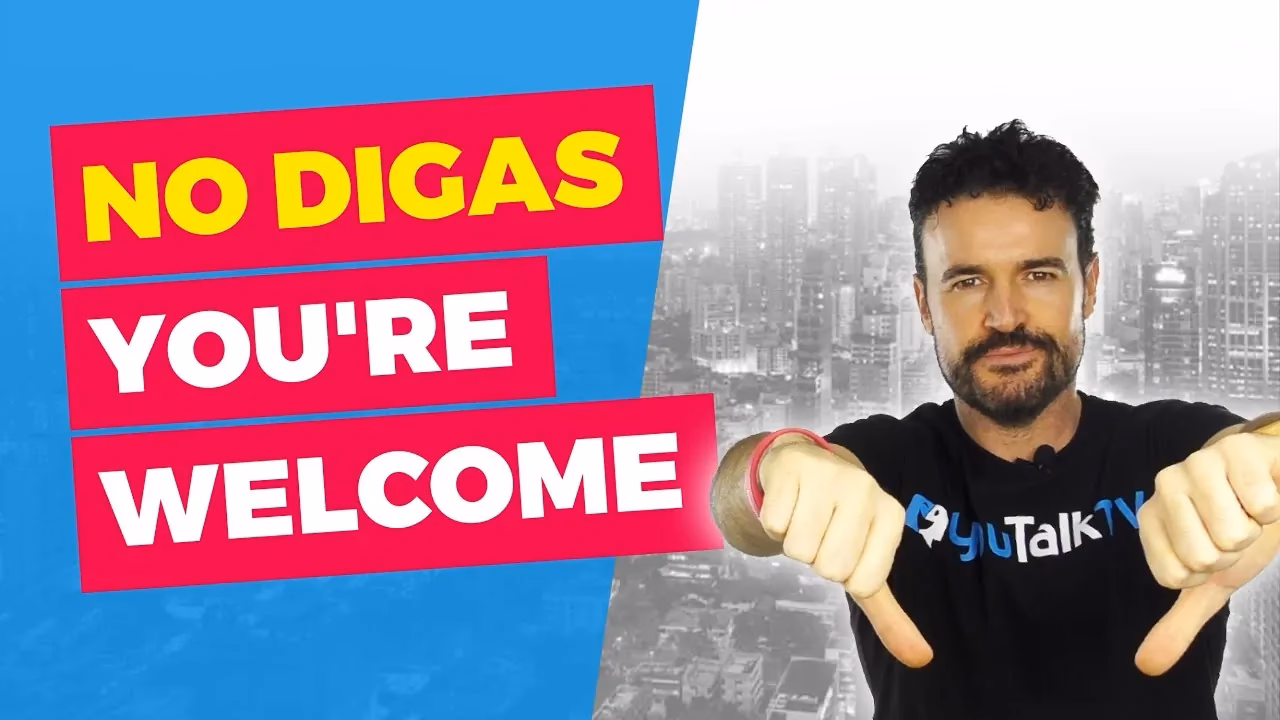 ¿Cómo puedo decir en inglés "de nada"?