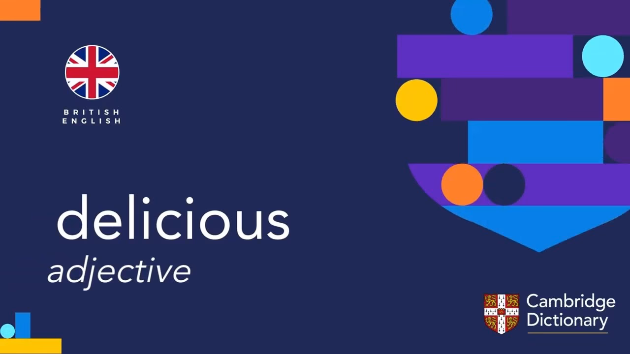 ¿Cuál es el sinonimo de Delicious en inglés?