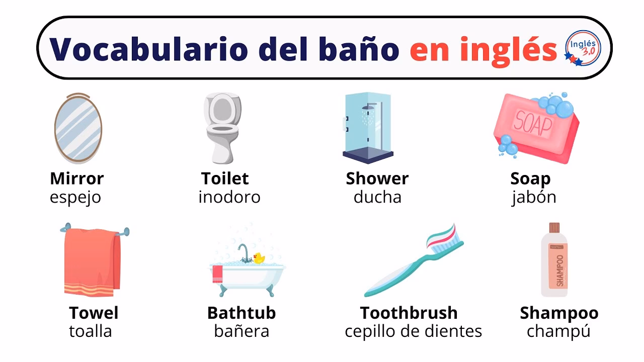 ¿Cómo se dice ducha para bañarse en inglés?