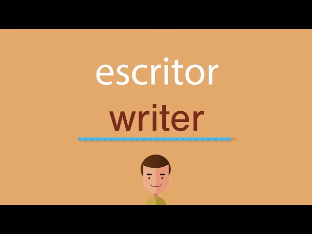 ¿Cómo se dice escritor o escritora?