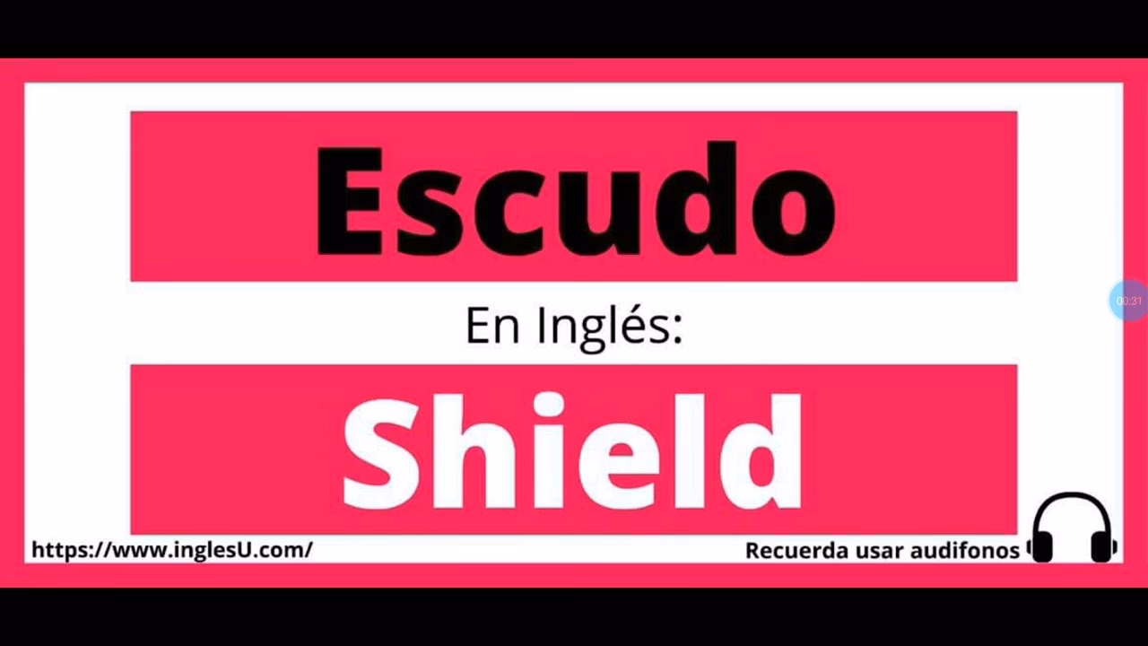 ¿Cómo se dice escudo?
