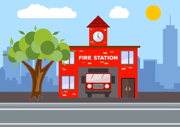 ¿Qué es en inglés fire station?