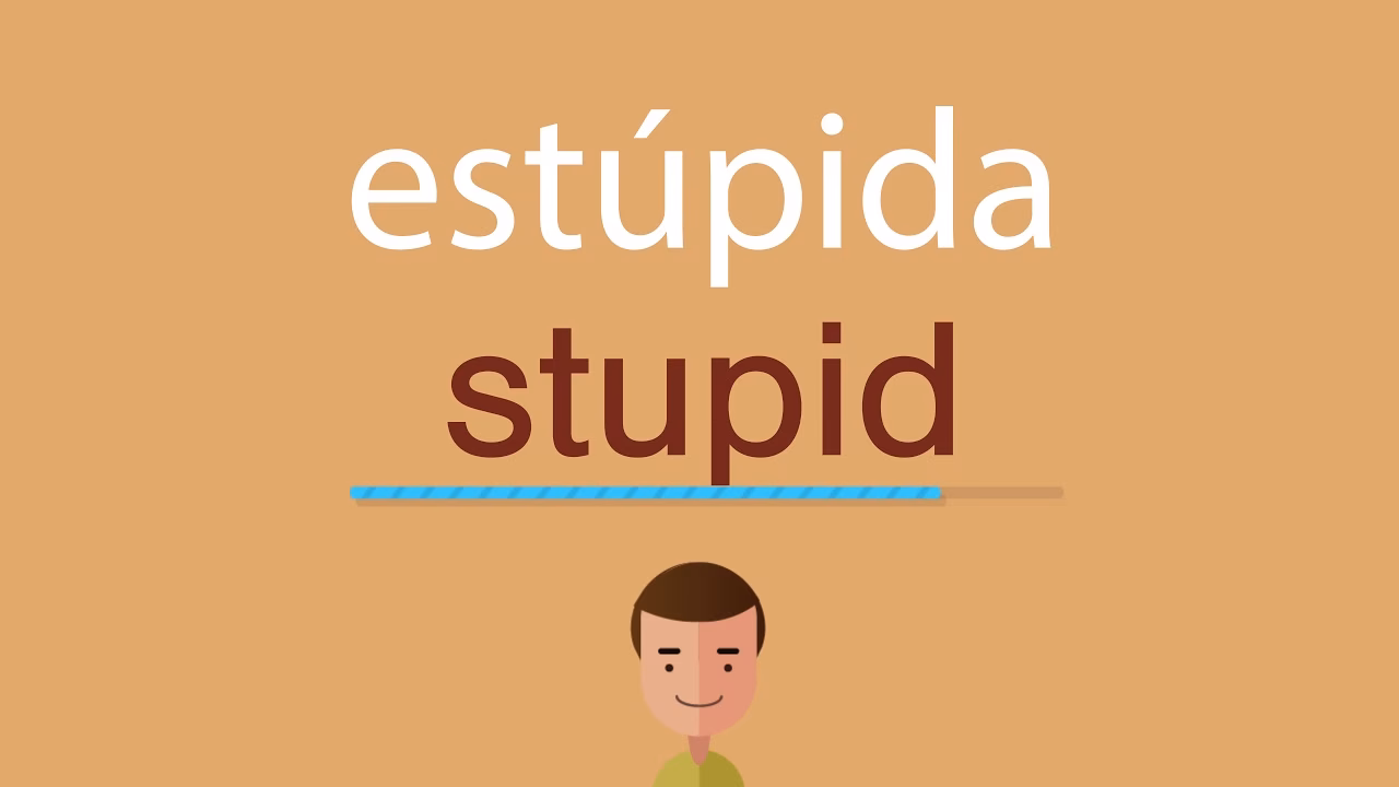 ¿Qué significa es estupida?