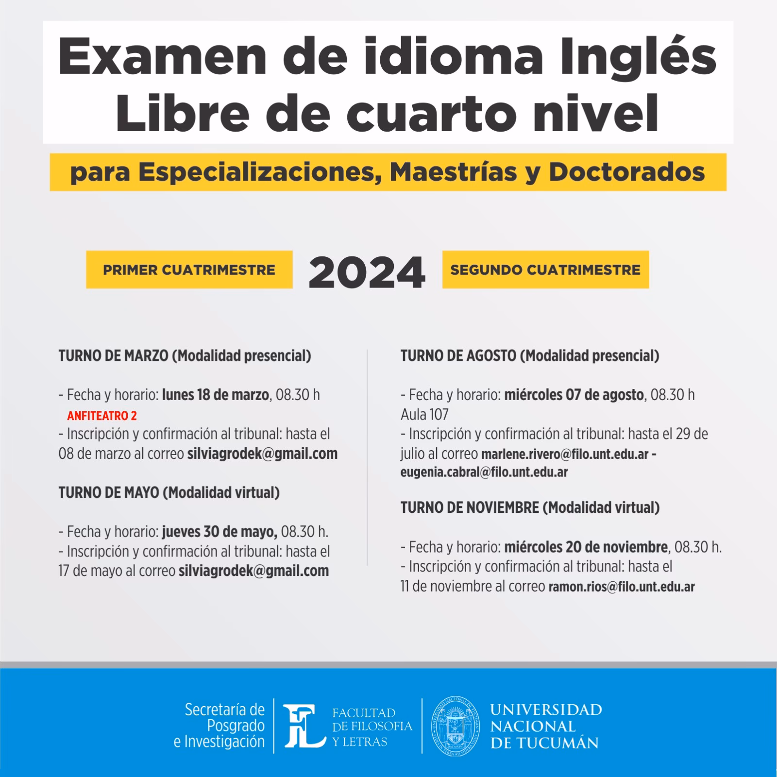 ¿Qué nivel de inglés se necesita para una maestría?