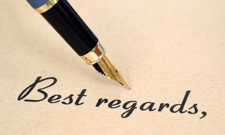 ¿Cómo finalizar una carta en inglés?