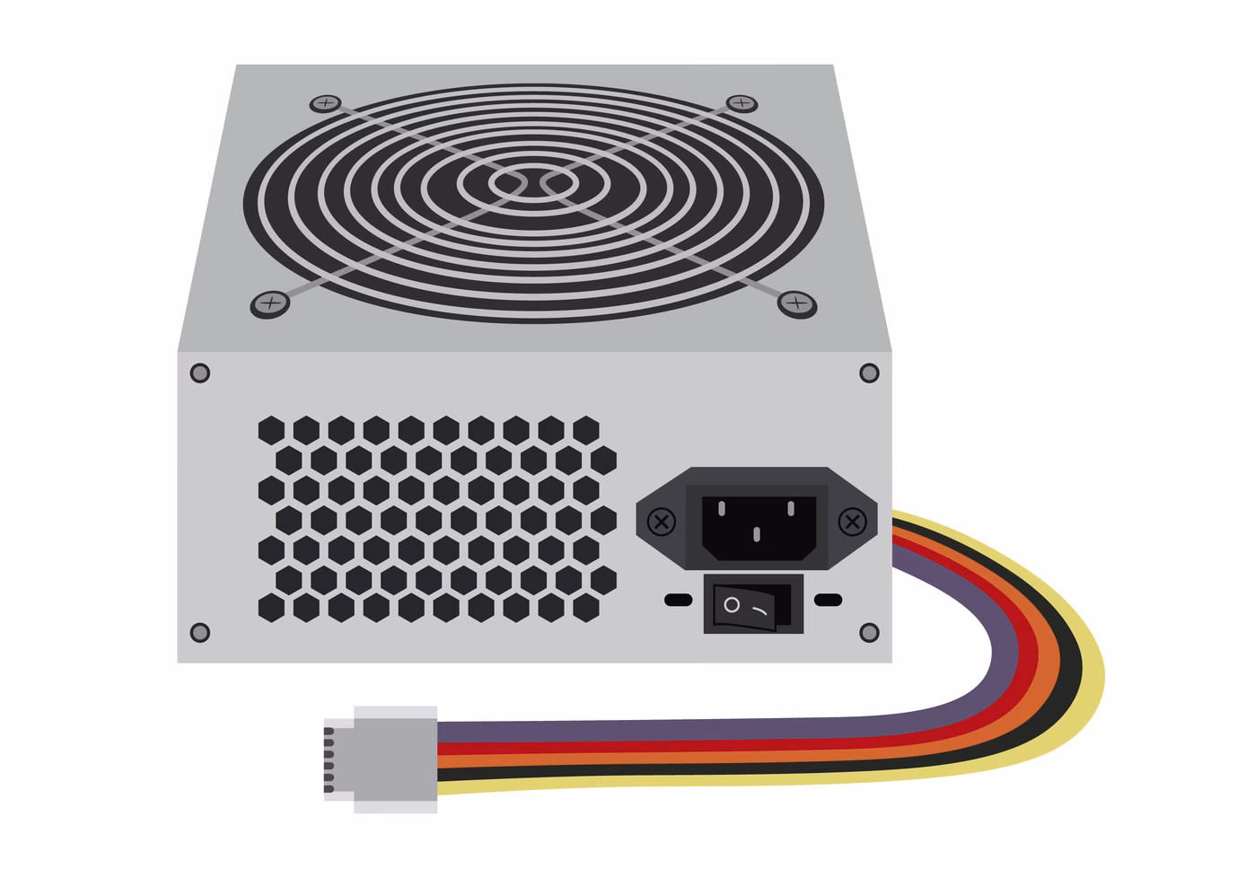 ¿Cómo se le llama a la fuente de poder?