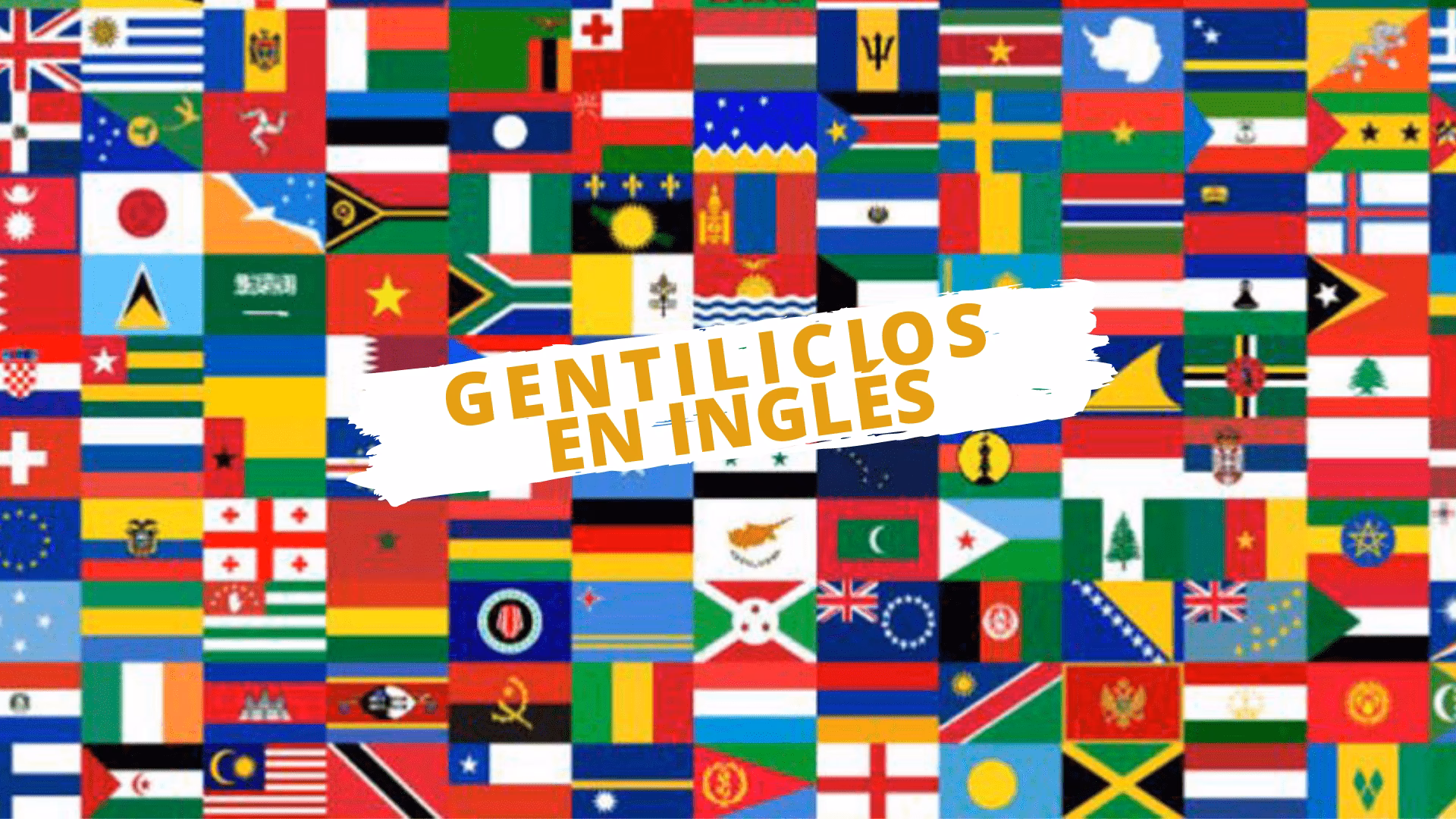 ¿Cómo se dice el gentilicio?