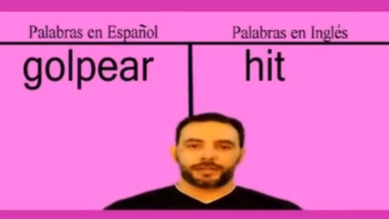 ¿Cómo se dice golpear?