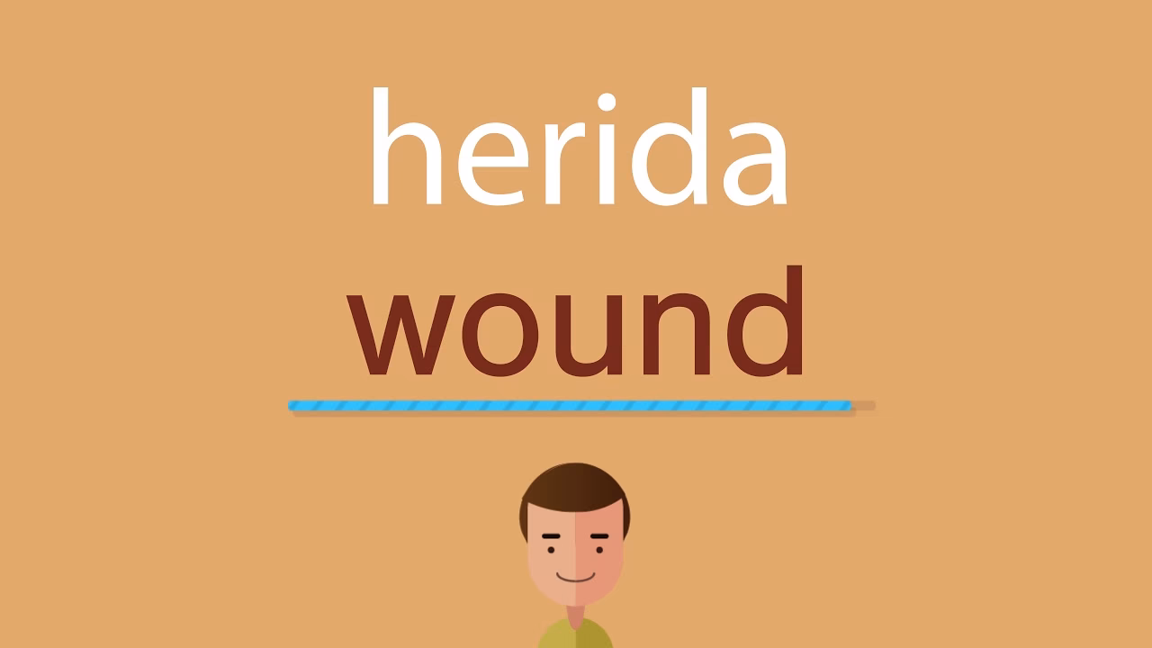 ¿Cómo está tu herida en inglés?