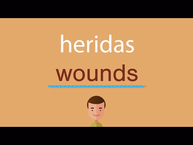 ¿Cómo se dice una herida?