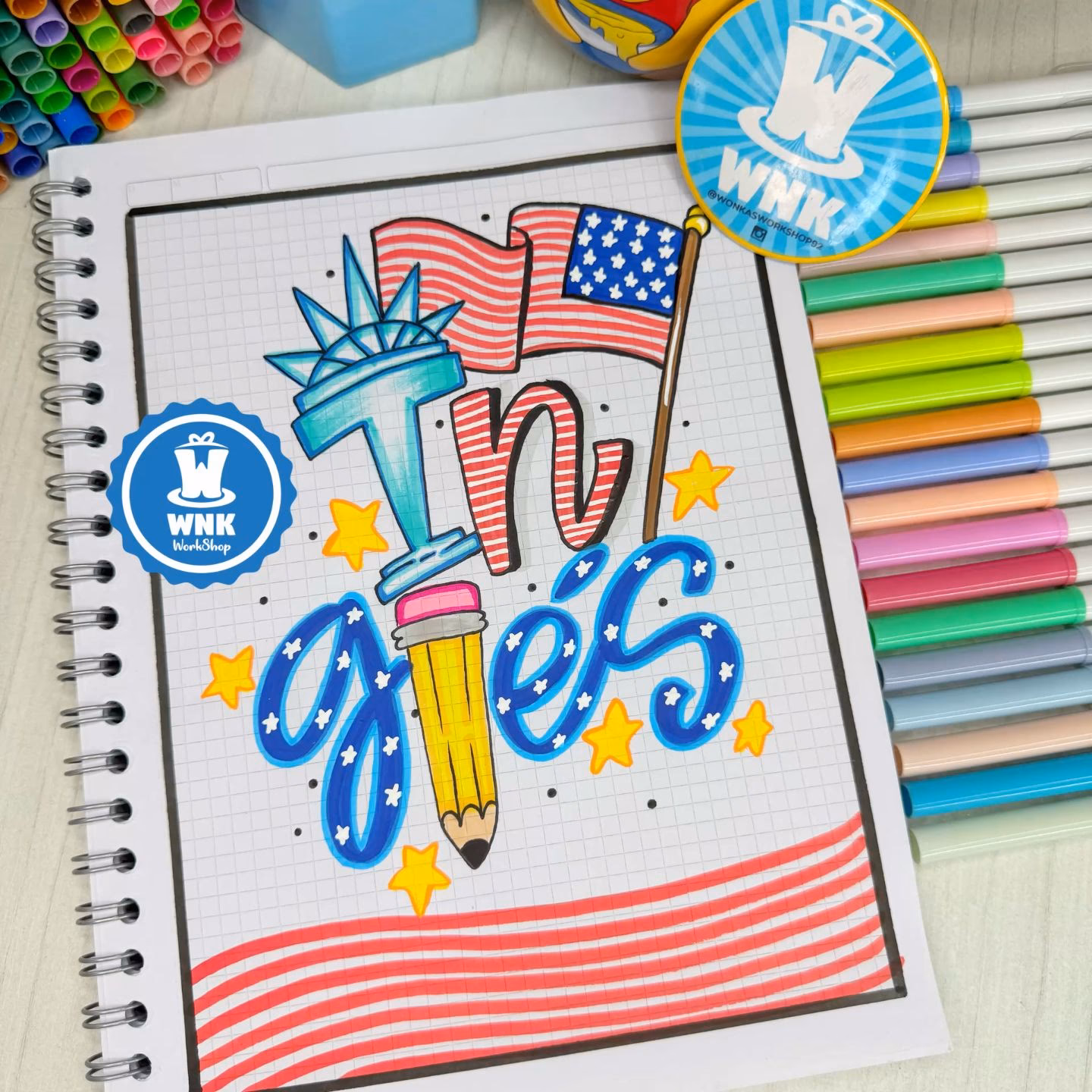 ¿Cómo se dice en inglés escribir en el cuaderno?