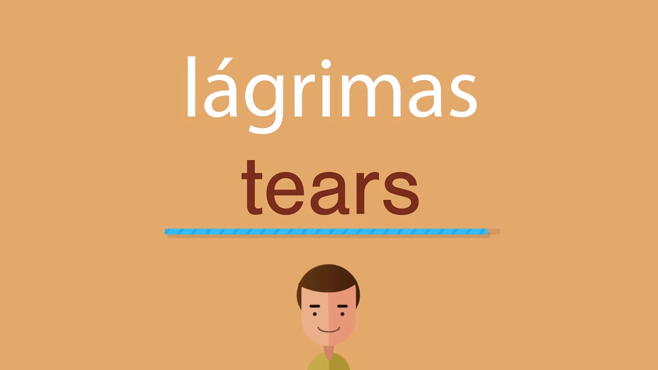 ¿Cómo se llama la lágrima en inglés?
