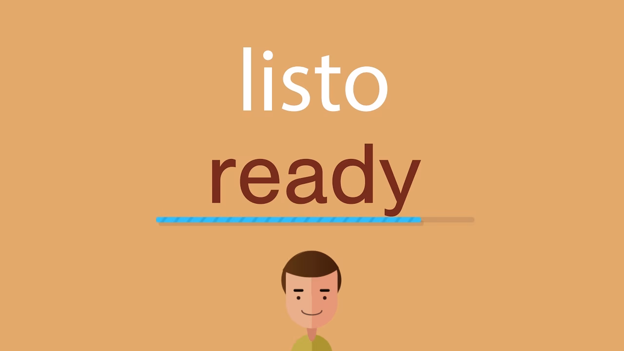 ¿Cómo expresar listo en inglés?