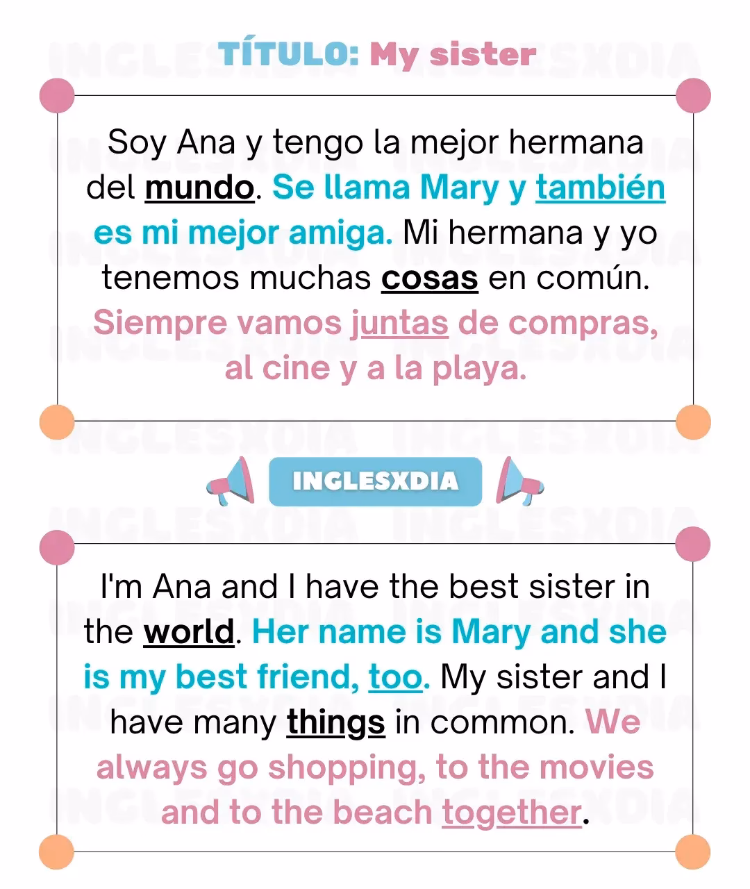 ¿Qué significa mi sister?